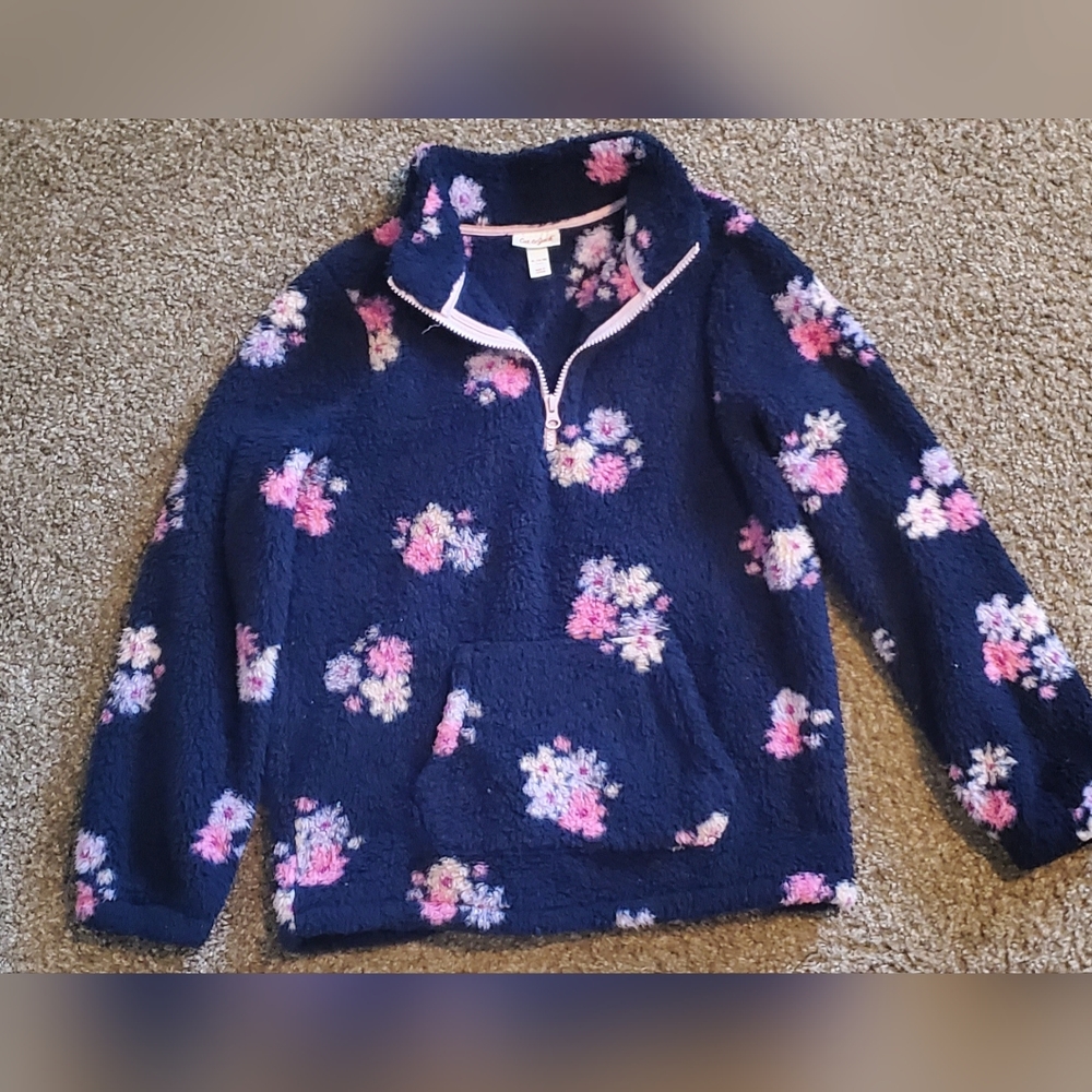 Cat & Jack Pullover 14/16 with 3/4 Zipper